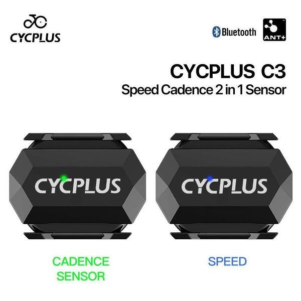CYCPLUS C3 スピード・ケイデンスセンサー(ANT+/BT) 2個セット