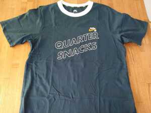 nike sb x QUATER SNACKS tee M ナイキエスビー クォータースナック tシャツ