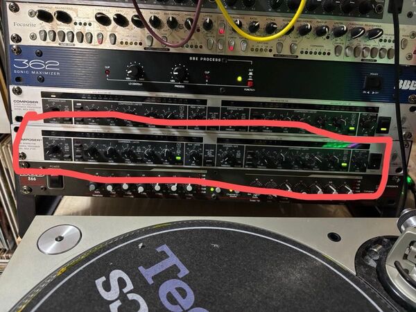 BEHRINGER MDX2100 電源ケーブルおまけつき