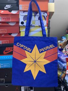 新品未使用 キャプテンマーベル アイコン カラートート captain marvel avengers americaトートバッグ エコバッグ