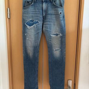 Lee ナノユニバースコラボ ダメージデニム M