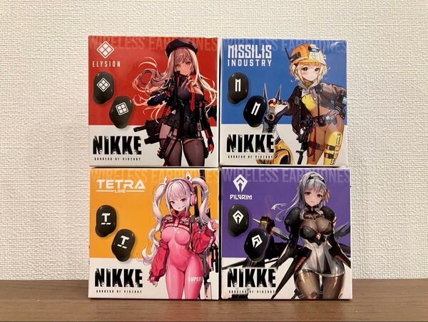タイトー限定 勝利の女神 NIKKE ニケ ワイヤレスイヤホン 全4種セット