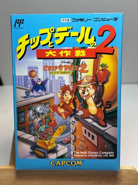 【美品】ファミコンソフト★チップとデール2 大作戦★ハガキ付き