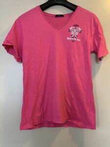 g.u. 半袖Tシャツ ピンク　Mサイズ　メンズ