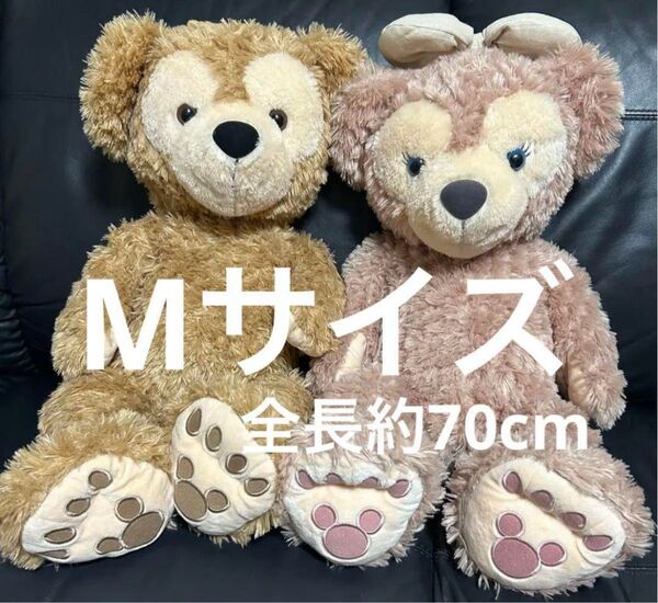 Mサイズ ぬいぐるみ TDSダッフィーシェリーメイ 2点セット