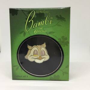 ♪ Disney Store Japan Pin Badge Disney Gallery Bambi 60th Anniversary Series Owl Owl 2002 Limited 5000 новых пинов