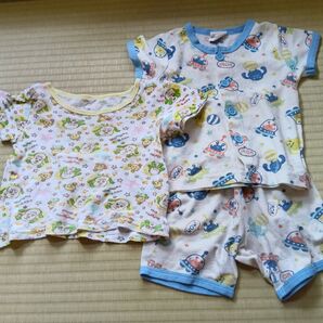 子供服 2枚セット ワンワンとうーたん UFO柄 80サイズ