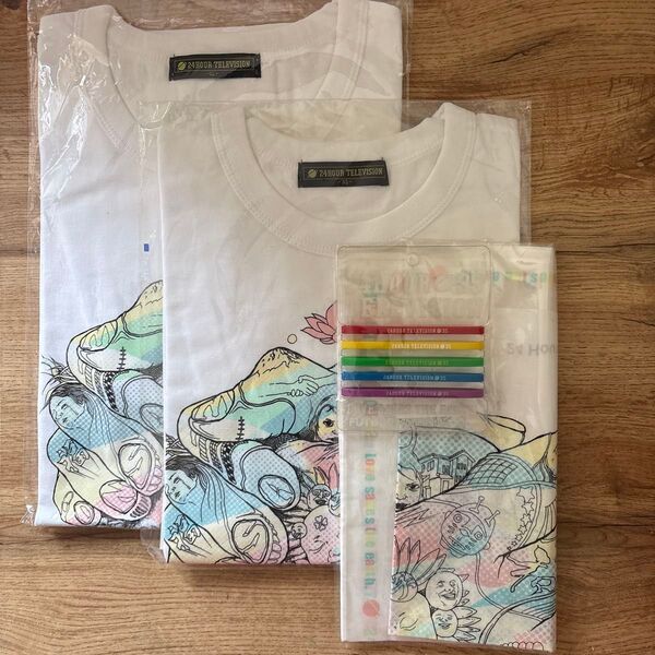 24時間テレビ Tシャツ(SS/LLサイズ)+バンダナ+バンドセット 嵐☆大野智デザイン