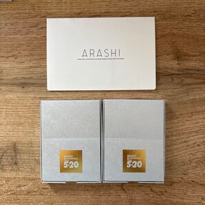 嵐 5×20 ファンクラブ記念品 スワロフスキー シルバー×2
