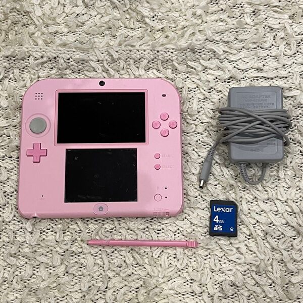 ニンテンドー2DS ピンク 本体 タッチペン 充電器付き