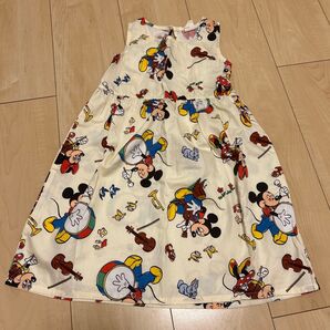 しまむら リトシー ミッキー ワンピース 90