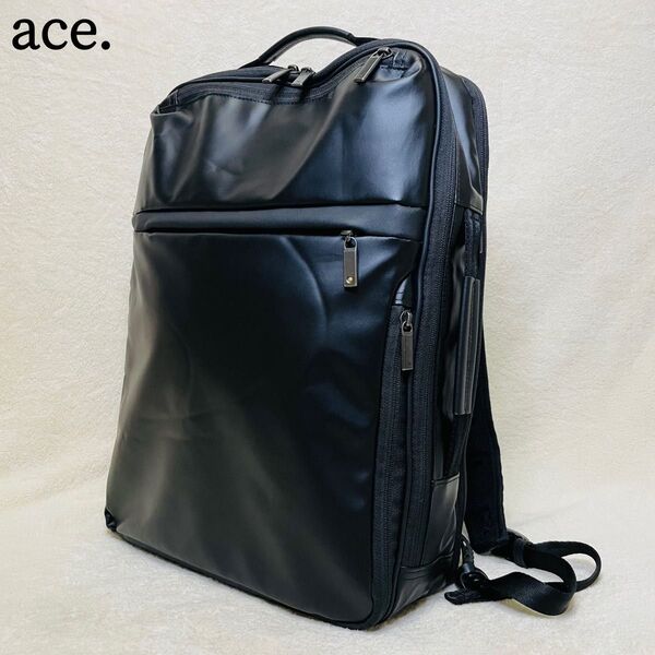 ace. エース ガジェタブル リュック ビジネスバッグ 通勤A4サイズ PC可 ブラック 大容量 15L
