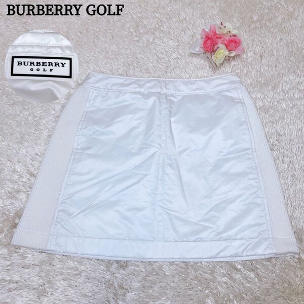 BURBERRY GOLF バーバリーゴルフ ゴルフウェア スカート ホワイト 白 9号