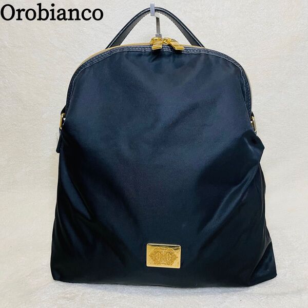 Orobianco オロビアンコ ワンショルダーバッグ ハンドバッグ 大容量 トートバッグ ビジネス ブラック