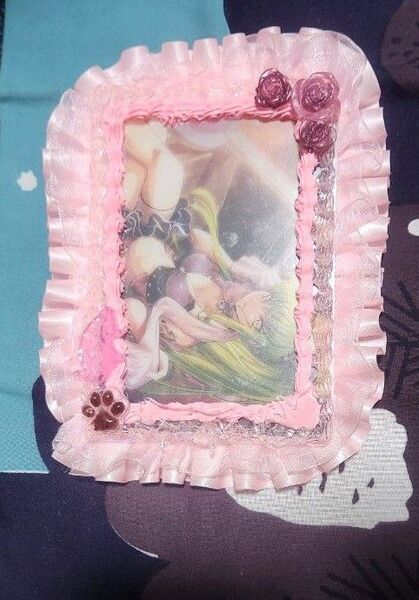 デコ硬質カードケース ピンク系