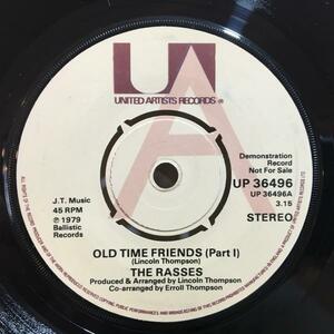 ★The Rasses/Old Time Friend★メロウソウルREGGAE！7inch 45