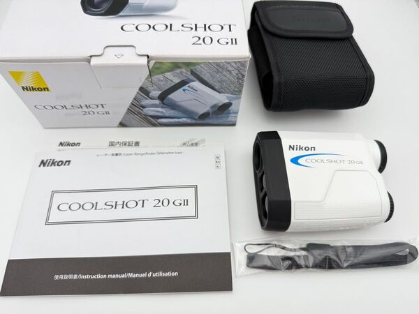 【美品】Nikon COOLSHOT 20 GII G2 クールショット ニコン ゴルフ用レーザー距離計