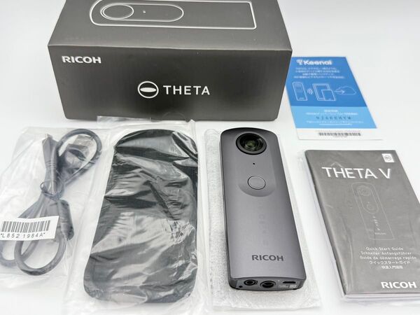 RICOH THETA V 付属品フルセット リコー シータ 360度カメラ