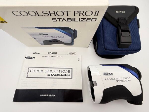 【美品】Nikon COOLSHOT PROII STABILIZED ニコン クールショット PRO2 プロ2 レーザー距離計