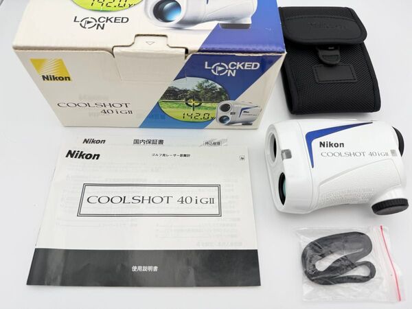 【極上美品】Nikon COOLSHOT 40i GII G2 付属品フルセット ニコン クールショット ゴルフ用レーザー距離計