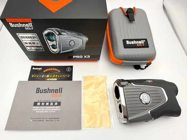 【極上美品】Bushnell PRO X3 ブッシュネル プロX3 ジョルト ピンシーカー ゴルフ用レーザー距離計