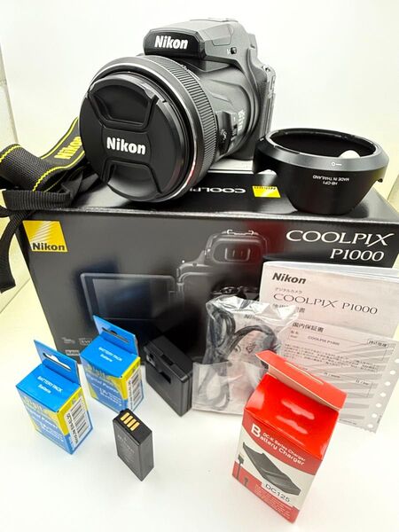 【美品】Nikon COOLPIX P1000 バッテリー3個付き ニコン クールピクス デジタルカメラ