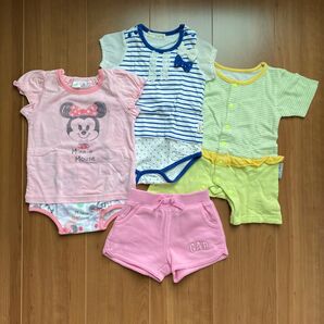 ベビー服4点セット ミニーマウス GAP ロンパース