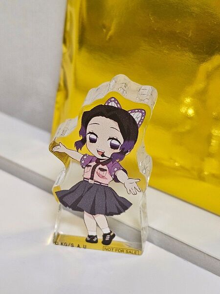 東京ドームシティ 鬼滅の刃 クイズラリー クリア景品 ミニアクリルブロック アクスタ ラクーア 胡蝶しのぶ