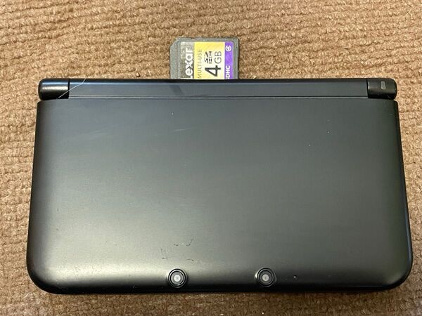 概ね美品 動作良好 ニンテンドー3DSLL本体(SPR-001ブラック) ニンテンドー3DS タッチペンなし SDカードあり