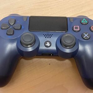 美品 動作OK ソニー デュアルショック4 ミッドナイトブルー コントローラー DUALSHOCK