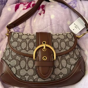 COACH ショルダーバッグ ブラウン 新品未使用 20日までお値下げ中