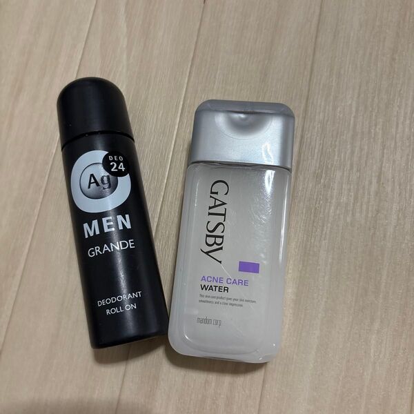 GATSBY ACNE CARE WATER、MEN GRANDE DEO 24 2個セット