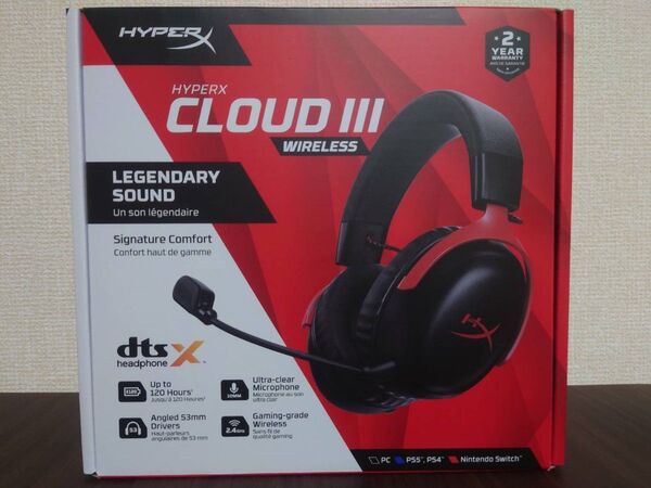 HyperX Cloud III Wirelessヘッドセット