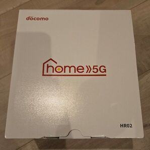 【未使用品】docomo home 5G HR02 ダークグレー ドコモ ホームルーター