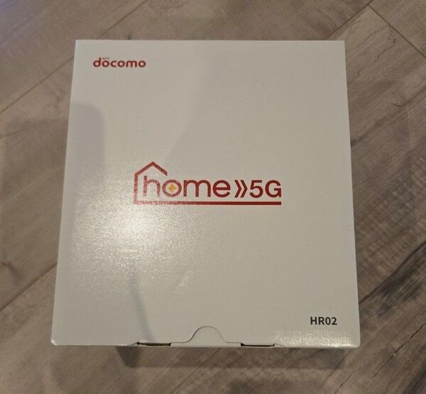 【未使用品】docomo home 5G HR02 ダークグレー ドコモ ホームルーター