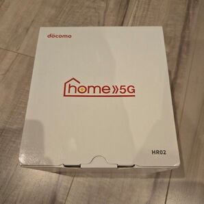 【未使用品】docomo home 5G HR02 ダークグレー ドコモ ホームルーター