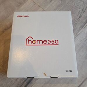 【未使用品】docomo home 5G HR02 ダークグレー ドコモ ホームルーター