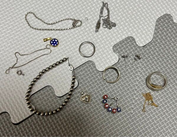 アクセサリー ネックレス リング ピアス まとめ K10 925 金 シルバー
