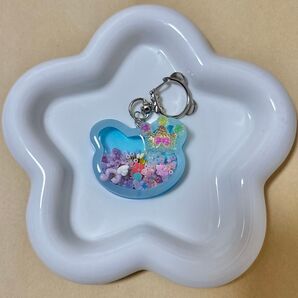 シェイカーキーホルダー シャカシャカキーホルダー レジン ハンドメイド キッズ 子供 プレゼント ⑧