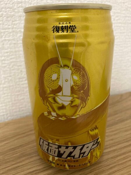 仮面サイダー 仮面ライダー新1号 缶 ※中身無し