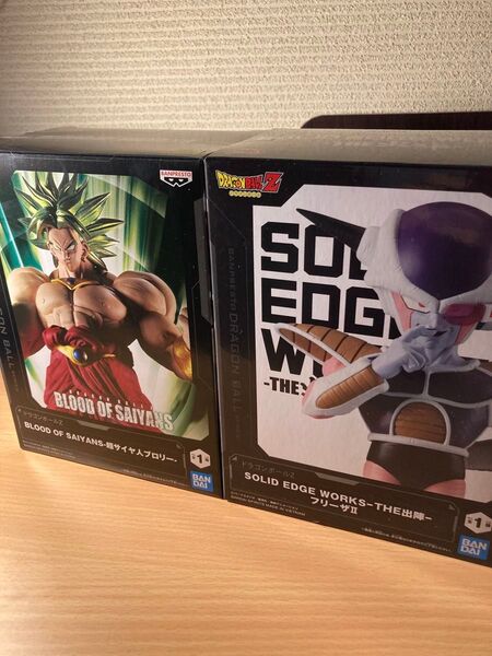 【新品未開封】ドラゴンボールZ blood of saiyans超サイヤ人ブロリー& SOLID EDGE WORKS フリーザⅡ