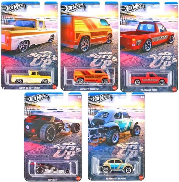 【特価】ホットウィール Surf's Up 5台セット
