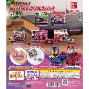仮面ライダーシリーズ DXミニチュア&パッケージコレクション01 コンプセット