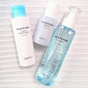 SAM'U サミュ ガラクトポアセラム ガラクトポアオーツートナー ガラクトポアチューイーパウダーウォッシュ 毛穴ケア 韓国コスメ