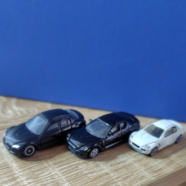 マツダ RX-8 3台セットまとめ売り カプセルトミカ フルタ チョコエッグ ポケットトミカ