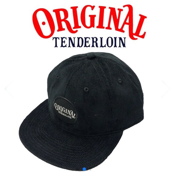 TENDERLOIN コーデュロイキャップ ブラック