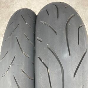ブリヂストンバトラックスTS100定番前後セット120/70ZR17 180/55ZR17送料込cb.cbr.xjr.ダエグgsx