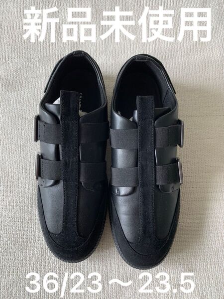 新品未使用CHARLES & KEITHチャールズアンドキース レザースニーカー