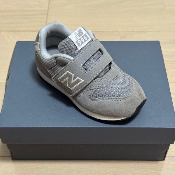 【片足のみ】New Balance 996 グレー 15cm キッズ スニーカー