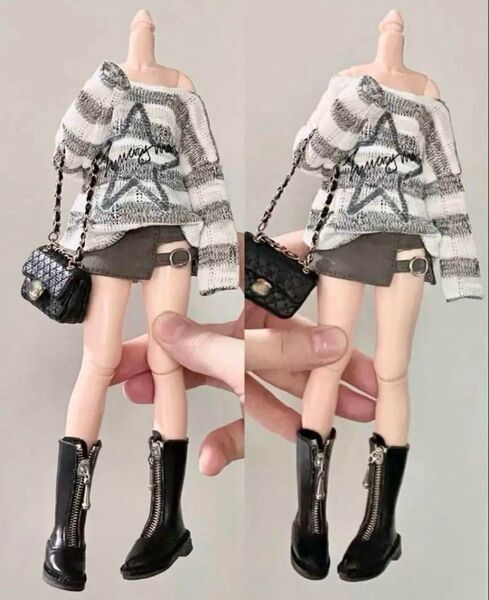 ブライス アイシードール 着せ替え服セット ストライプ柄